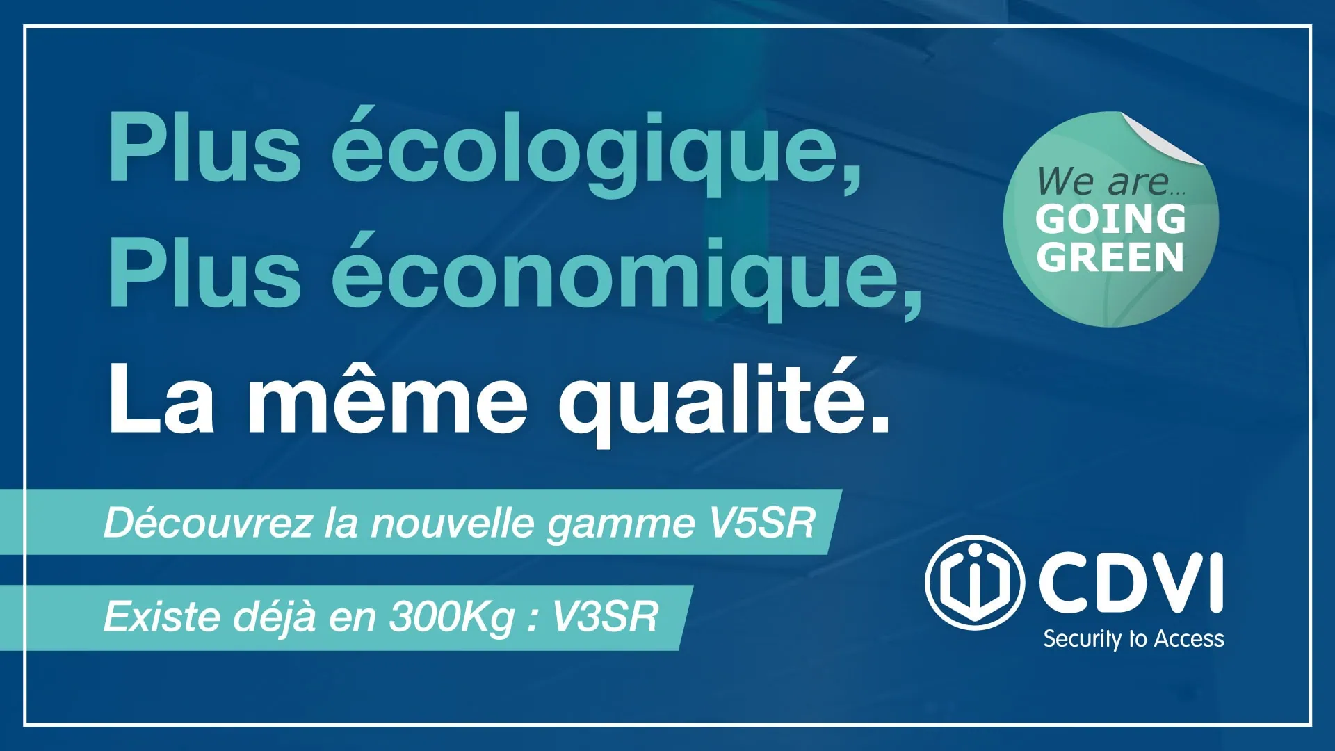 ventouse basse consommation 500kg par CDVI economie d'energie